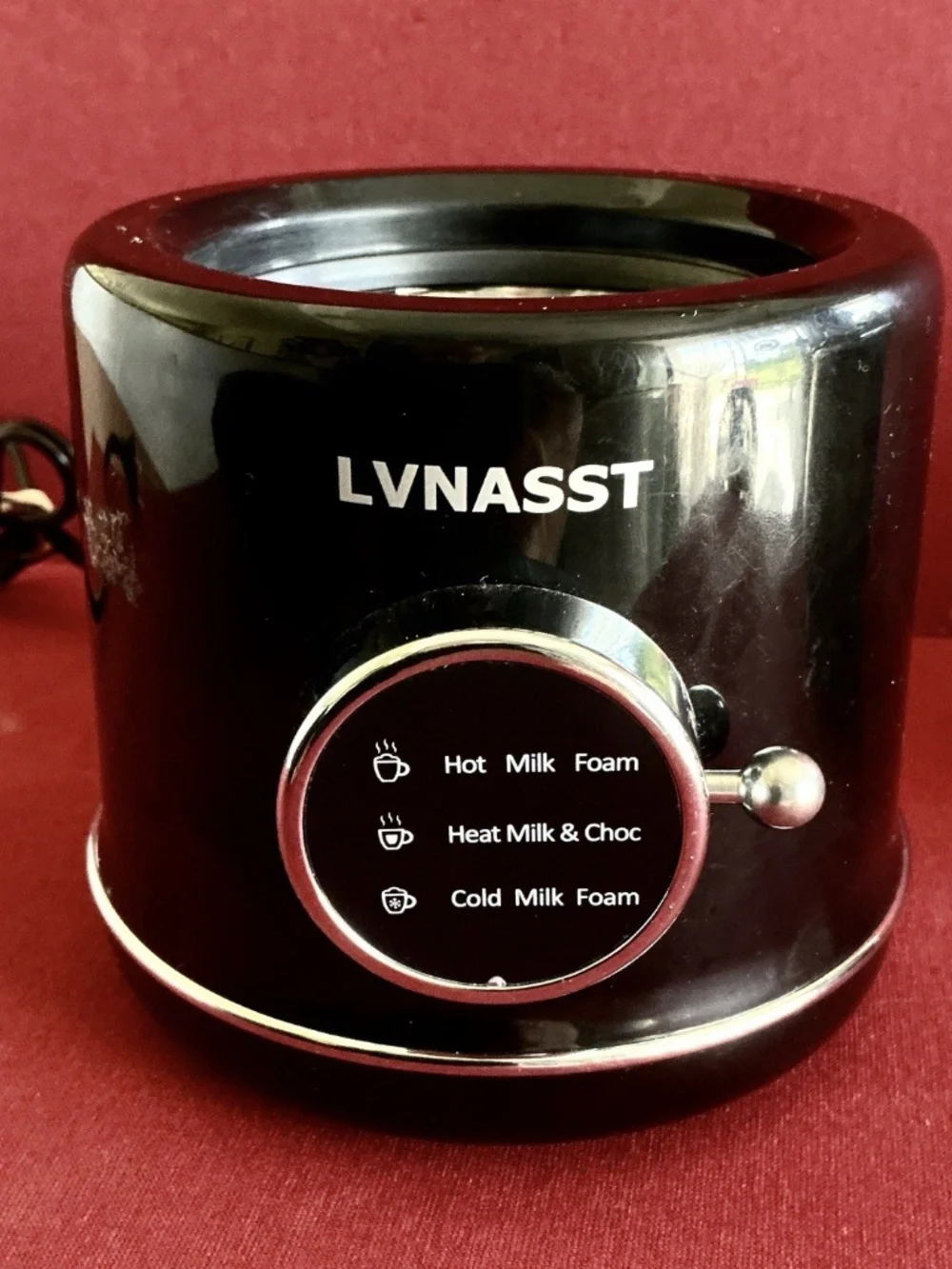 LVNASST Stainless Steel Milk Frother and Steamer,2oz Electric Milk Warmer/ Foam